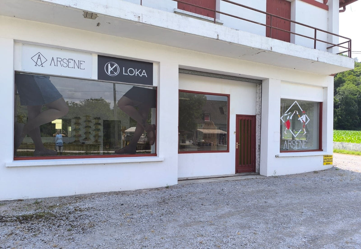 Façade de l'atelier Arsène